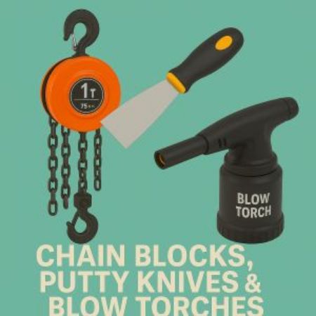 Picture for category Chain Blocls, Putty Knives & Blow Torches