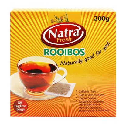 Picture of NATRA FRESH 80 TAGLESS BAGS ROOIBOS TEA
