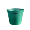 Picture of ROUND PLASTIC GREEN PLANT POT - VARIOUS SIZES