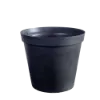 Picture of ROUND PLASTIC BLACK PLANT POT - VARIOUS SIZES