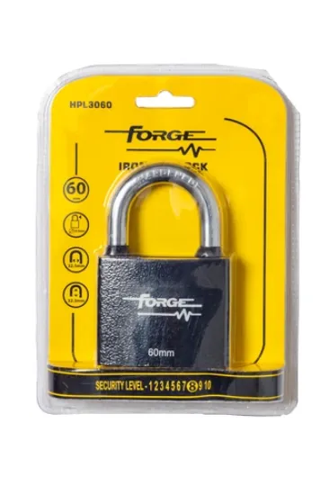Picture of FORGE IRON PADLOCK - VARIOUS THICKNESS