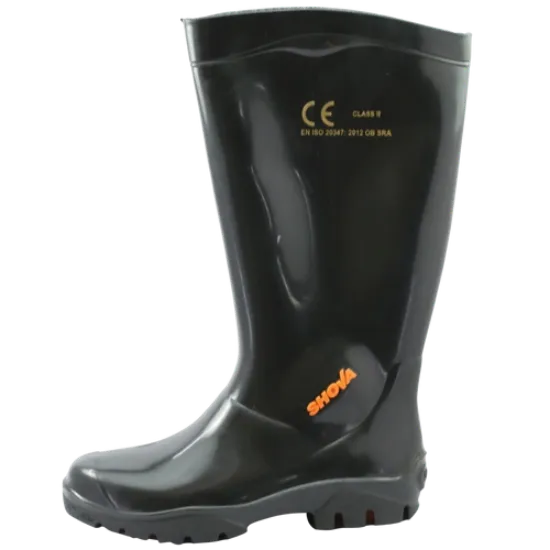 Picture of GUMBOOT SHOVA BLACK - ALL SIZES