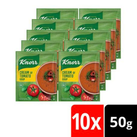 Picture of KNORR CREAM OF TOMATO SOUP 10x50g
