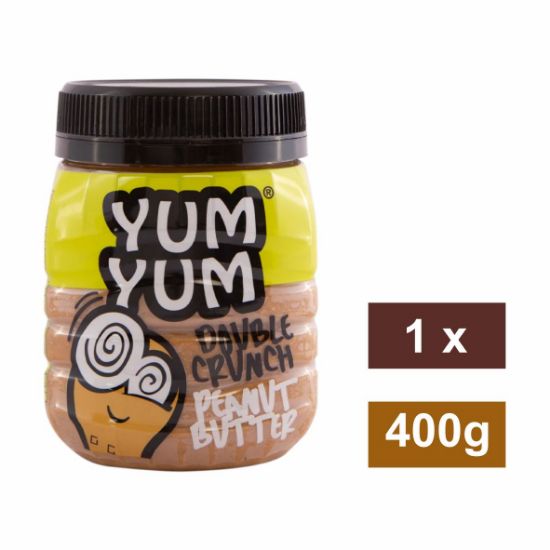 Picture of YUM YUM PEANUT BUTTER - DOUBLE CRUNCH 400g