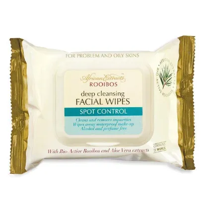 Picture of ROOIBOS FACIAL WIPES - DEEP CLEANSING SPOT CONTROL 1x25