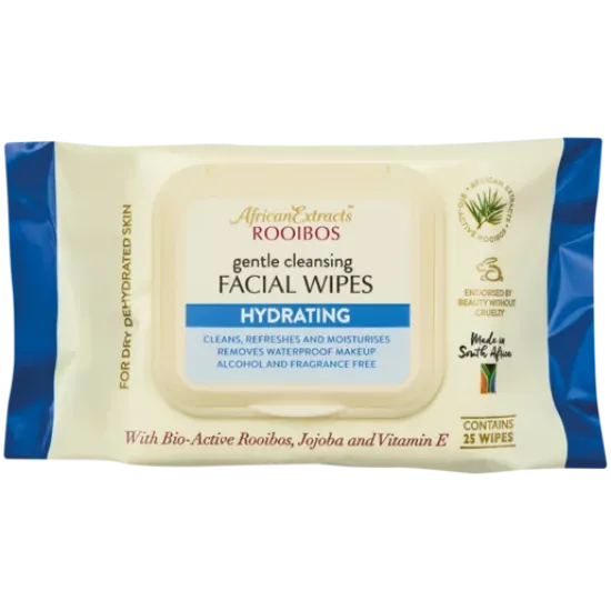 Picture of ROOIBOS FACIAL WIPES - GENTLE CLEANSING HYDRATING 1x25