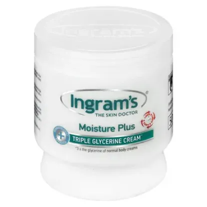Picture of INGRAM'S CAMPHOR MOISTURE PLUS TRIPLE GLYCERINE CREAM 500g