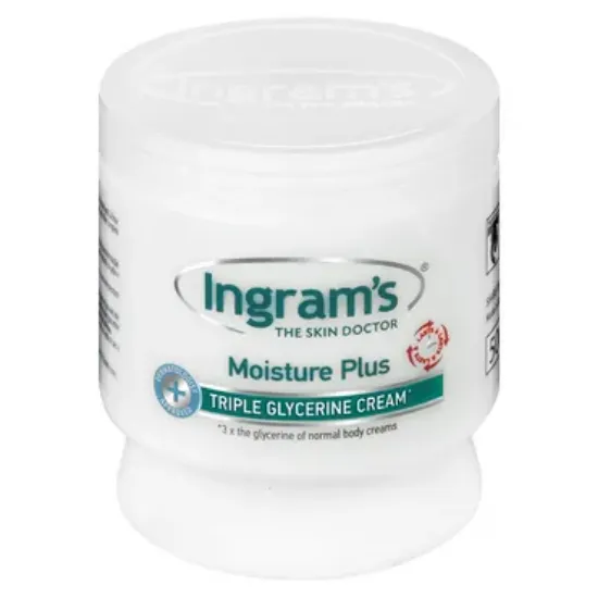 Picture of INGRAM'S CAMPHOR MOISTURE PLUS TRIPLE GLYCERINE CREAM 500g