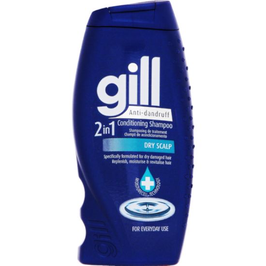 Picture of GILL ANTI DANDRUFF 2-IN-1 CONDITIONER & SHAMPOO - DRY SCALP 400ml