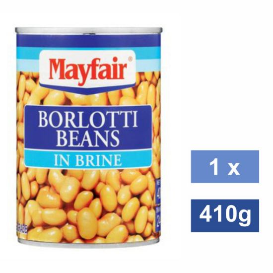 Picture of MAYFAIR BORLOTTI BEANS  410g