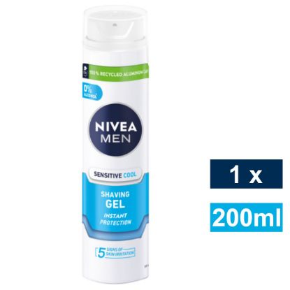 Picture of NIVEA SHAVING GEL MEN - SENSITIVE COOLING 200ml 