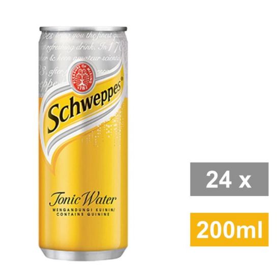 Picture of SCHWEPPES MINI CAN TONIC WATER 24x200ml