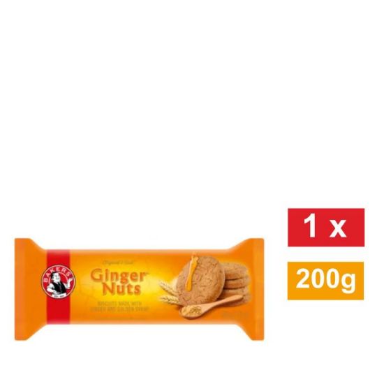 Picture of BAKERS GINGERNUTS BISCUITS 200g