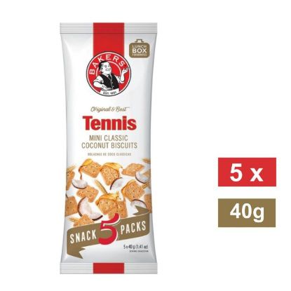 Picture of BAKERS TENNIS MINI CLASSIC COCONUT BISCUITS 5x40g