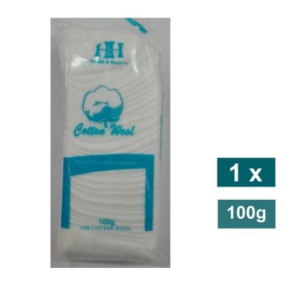 Picture of HEALTH & HYGIENE COTTON WOOL 100g 