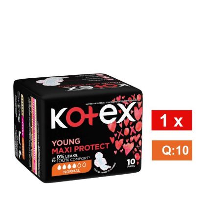 Picture of KOTEX DESIGNER MAXI PROTECT NORMAL PADS 10's