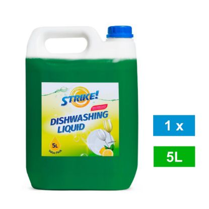 Picture of STRIKE LEMON DISHWASHING LIQUID 5L 