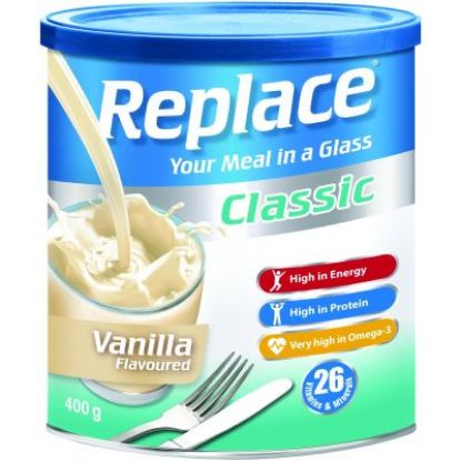 Picture of REPLACE CLASSIC MEAL REPLACEMENT  - VANILLA  400g