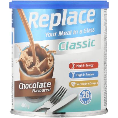Picture of  REPLACE CLASSIC MEAL REPLACEMENT - CHOCOLATE 400g