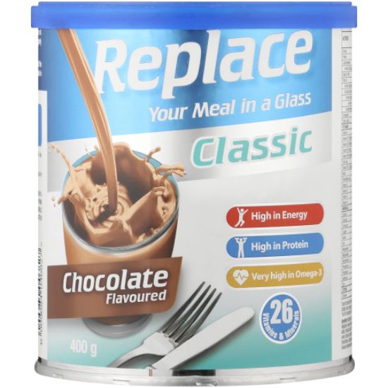 Picture of  REPLACE CLASSIC MEAL REPLACEMENT - CHOCOLATE 400g