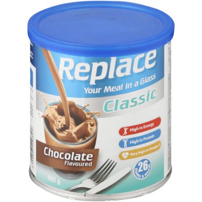 Picture of  REPLACE CLASSIC MEAL REPLACEMENT - CHOCOLATE 400g