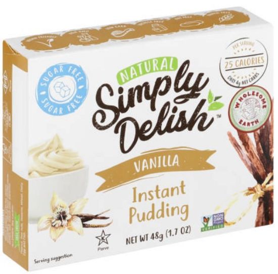 Picture of SIMPLY DELISH SUGAR FREE VANILLA INSTANT PUDDING MIX 48g
