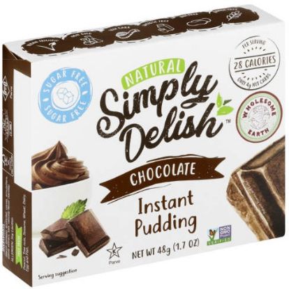 Picture of SIMPLY DELISH SUGAR FREE CHOCOLATE INSTANT PUDDING MIX 48g 