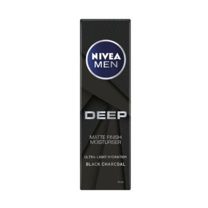 Picture of NIVEA MEN DEEP MOISTURISER BLACK CHARCOAL 50ML
