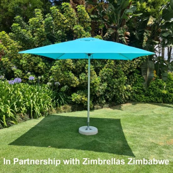 Picture of ZIMBRELLAS CENTRE POLE SQUARE 2.5 METRE GARDEN UMBRELLA