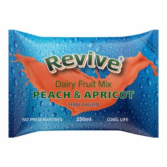 Picture of REVIVE DAIRY FRUIT MIX - PEACH & APRICOT 24x250ml