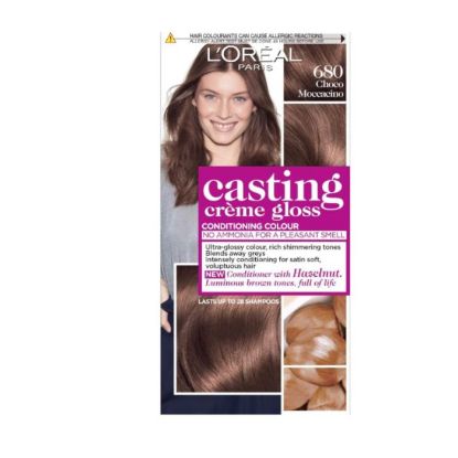 Picture of L'OREAL PARIS CASTING CRÈME GLOSS NO. 680 CHOCO MOCCACINO HAIR COLOUR DYE 242g 