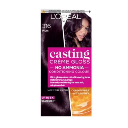 Picture of L'OREAL PARIS CASTING CRÈME GLOSS NO. 316 PLUM HAIR COLOUR DYE 242g  
