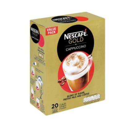 Picture of NESCAFE GOLD ORIGINAL SWEETENED INSTANT CAPPUCCINO STICKS 20x18g