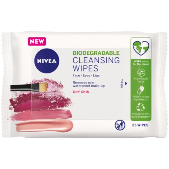 Picture of NIVEA DAILY ESSENTIALS GENTLE FACIAL CLEANSING WIPES 25's 