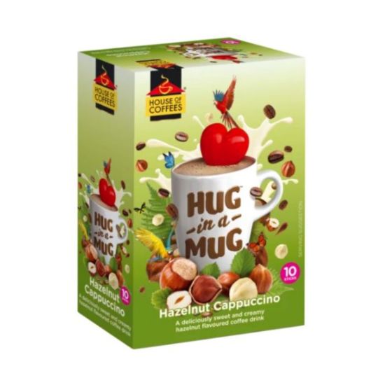 Picture of HUG IN A MUG HAZELNUT INSTANT CAPPUCCINO STICKS 8x24g  