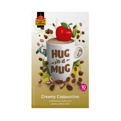 Picture of HUG IN A MUG CREAMY INSTANT CAPPUCCINO STICKS 8x24g