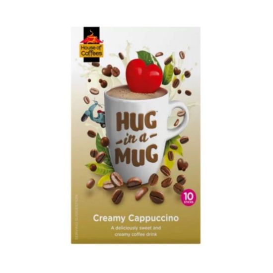 Picture of HUG IN A MUG CREAMY INSTANT CAPPUCCINO STICKS 8x24g