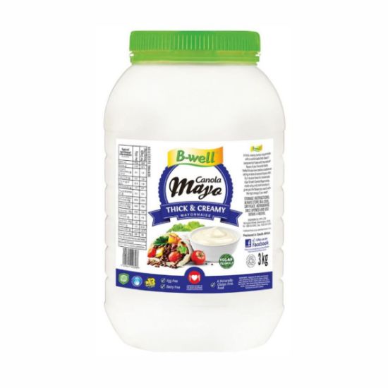 Picture of B-WELL THICK & CREAMY CANOLA MAYONNAISE 3kg 