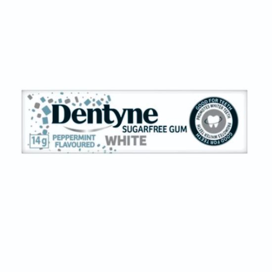 Picture of DENTYNE WHITE PEPPERMINT FLAVOURED SUGARFREE GUM 1's