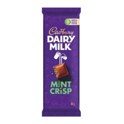 Picture of CADBURY DAIRY MILK MINT CRISP CHOCOLATE SLAB 80g