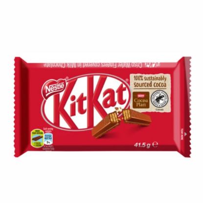 Picture of NESTLE KIT KAT 4 FINGER MILK CHOCOLATE BAR 41.5g 