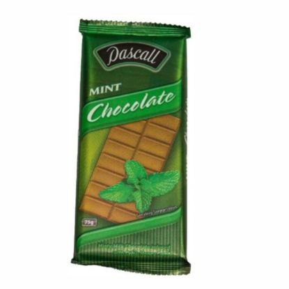 Picture of PASCALL MINT CHOCOLATE BAR 75g  