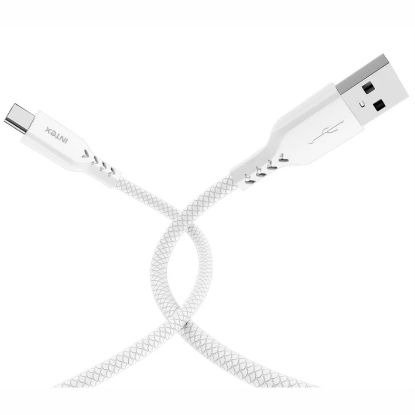 Picture of INTEX SPEED USB A TO MICRO BRAIDED CHARGING CABLE 1M
