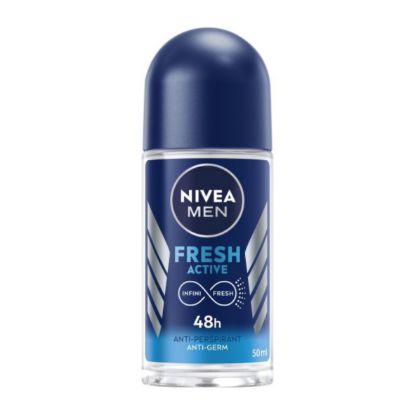 Picture of NIVEA MEN FRESH ACTIVE ANTI PERSPIRANT DEODORANT ROLL ON 50ml 