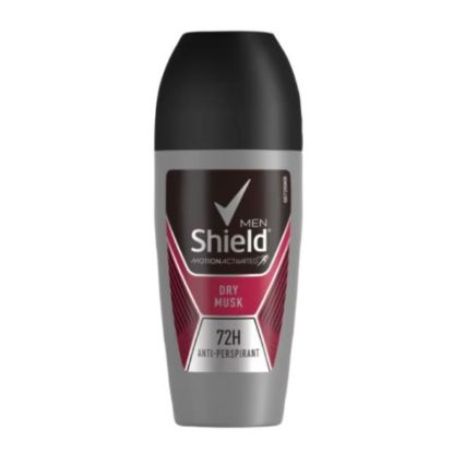 Picture of SHIELD DRY MUSK MEN ANTI-PERSPIRANT ROLL ON 50ml  