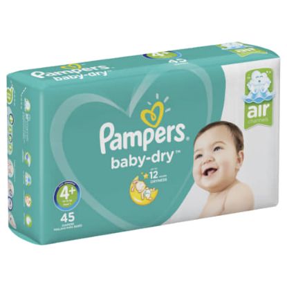 Picture of PAMPERS S4 MAXI PLUS ACTIVE BABY DIAPERS VALUE PACK 1x62