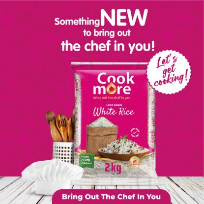 Picture of COOKMORE LONG GRAIN RICE 2KG