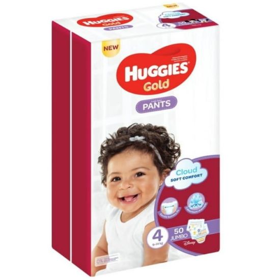 Picture of HUGGIES PANTS JUMBO PACK SIZE 4, 1x50