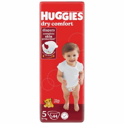 Picture of HUGGIES DRY COMFORT NAPPIES - SIZE 5, 1x44