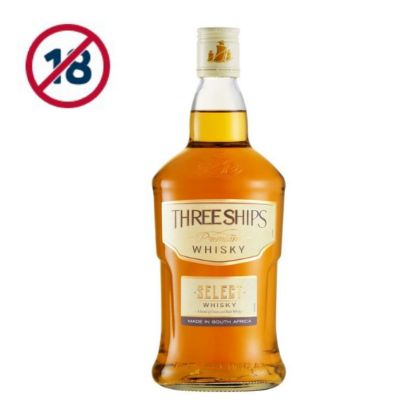 Picture of THREE SHIPS 3 YEAR OLD PREMIUM SELECT WHISKY BOTTLE 750ML  